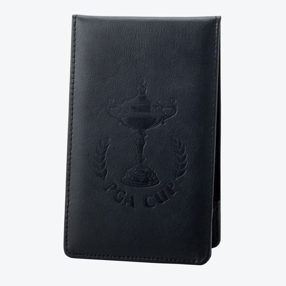 Custom Leather Embossed Yardage Book Holder Asbri Golf