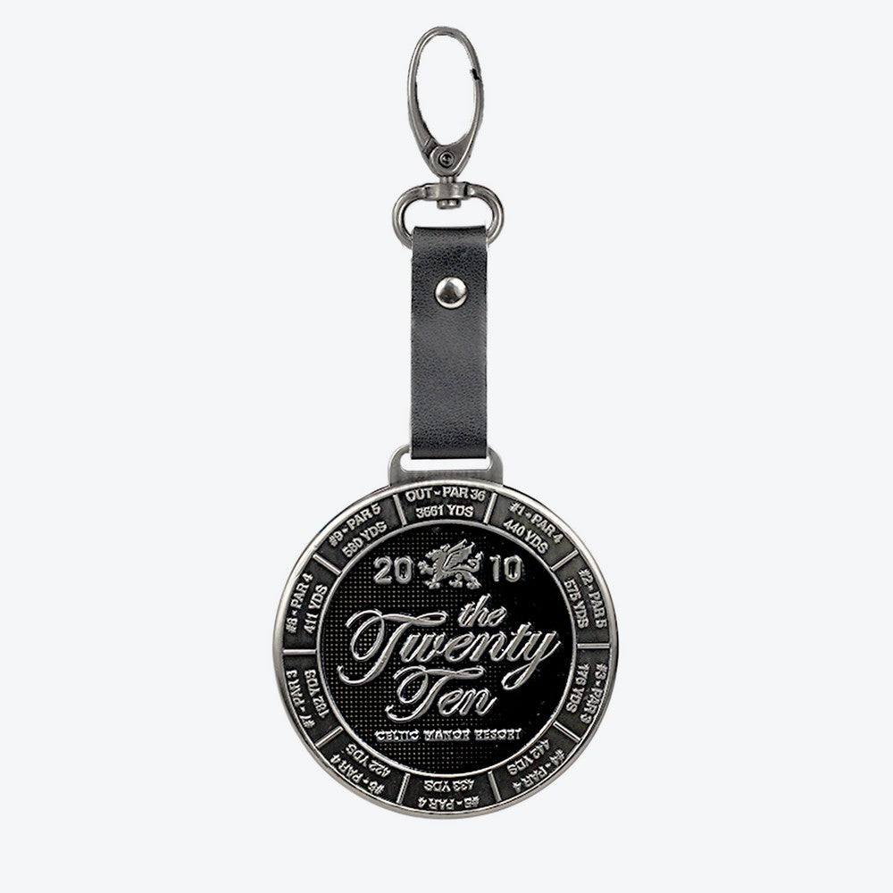 Custom Metal Bag Tag Yardage Asbri Golf